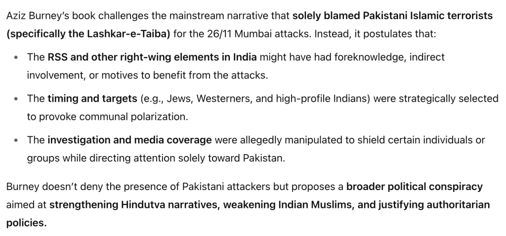 RSS Ki Saazish blames RSS