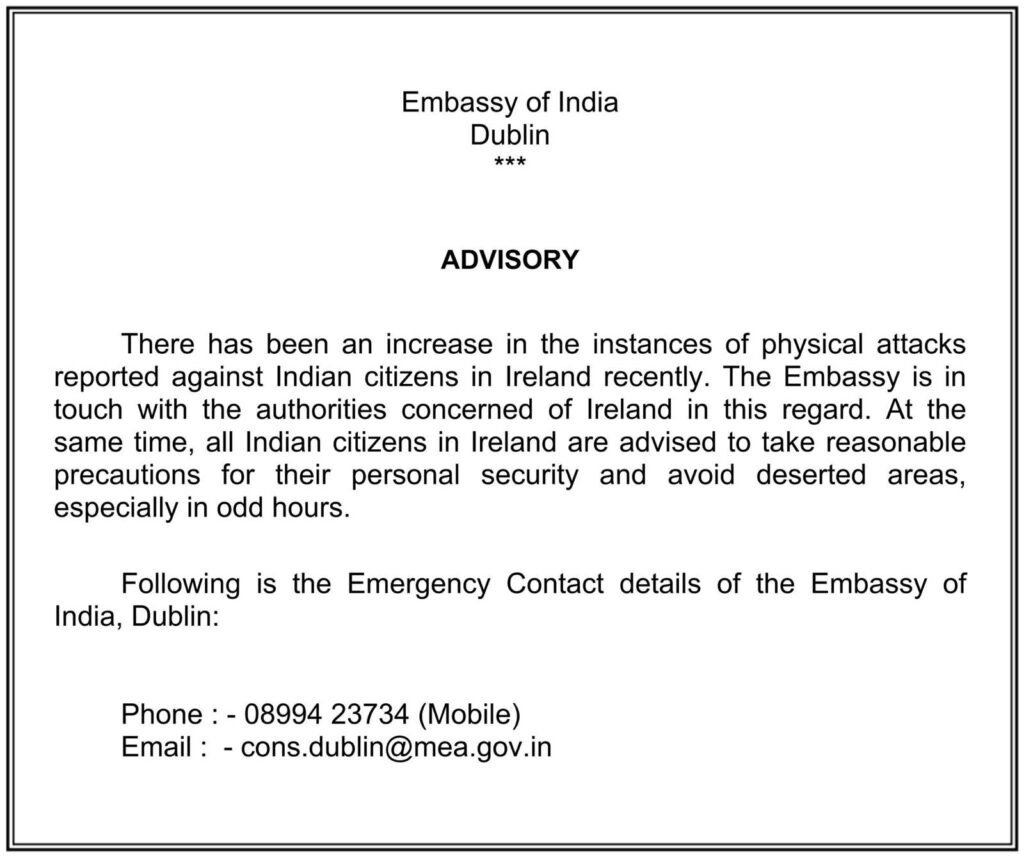 Hate Crimes against Indians on the rise in Ireland