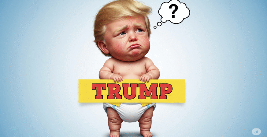 Baby Trump Clueless about the world