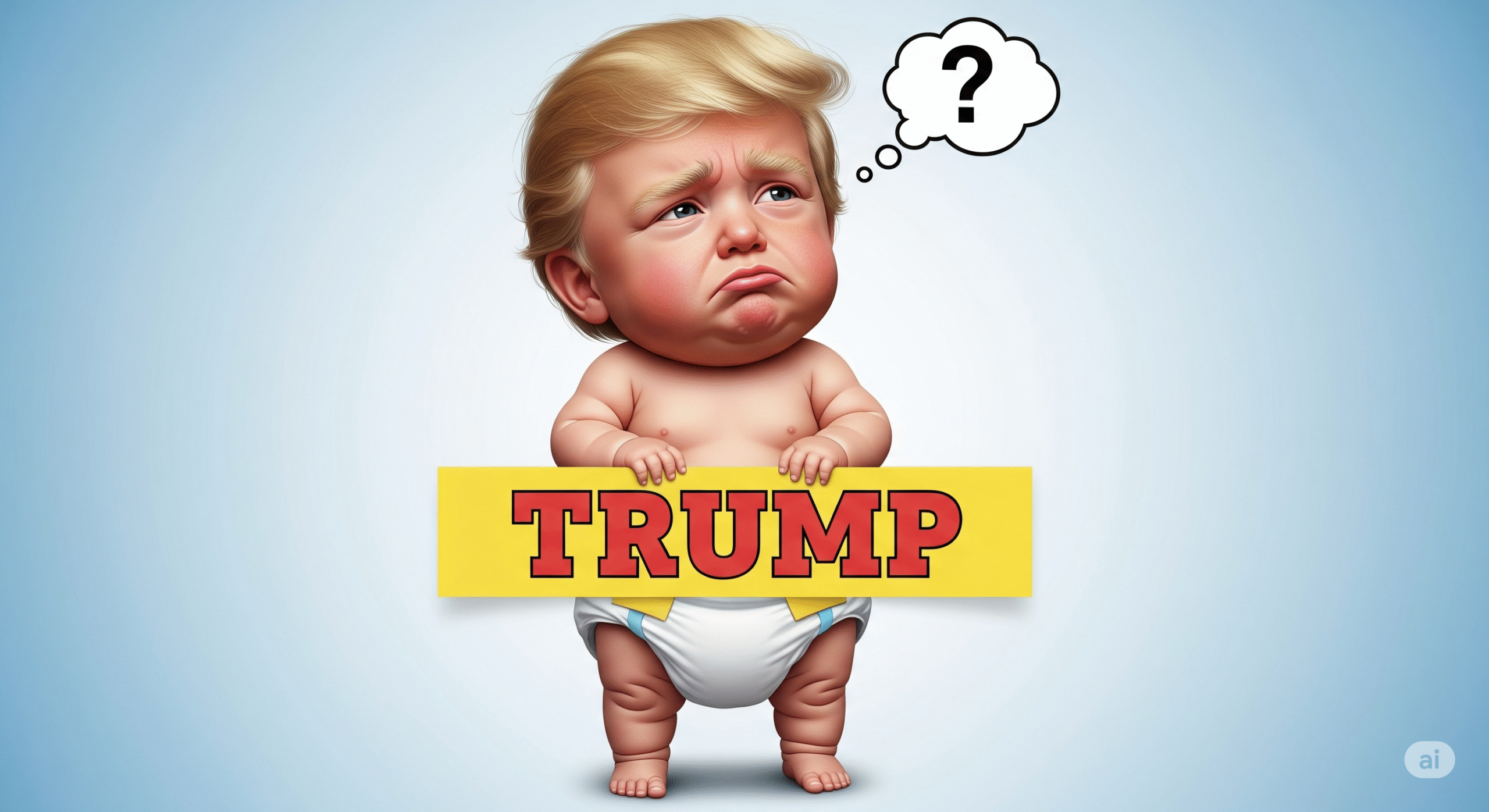 Baby Trump Clueless about the world