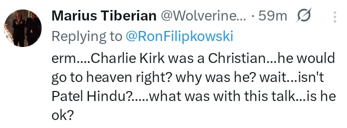 Kash Patel trolled for Charlie Kirk 'Valhalla' Tribute