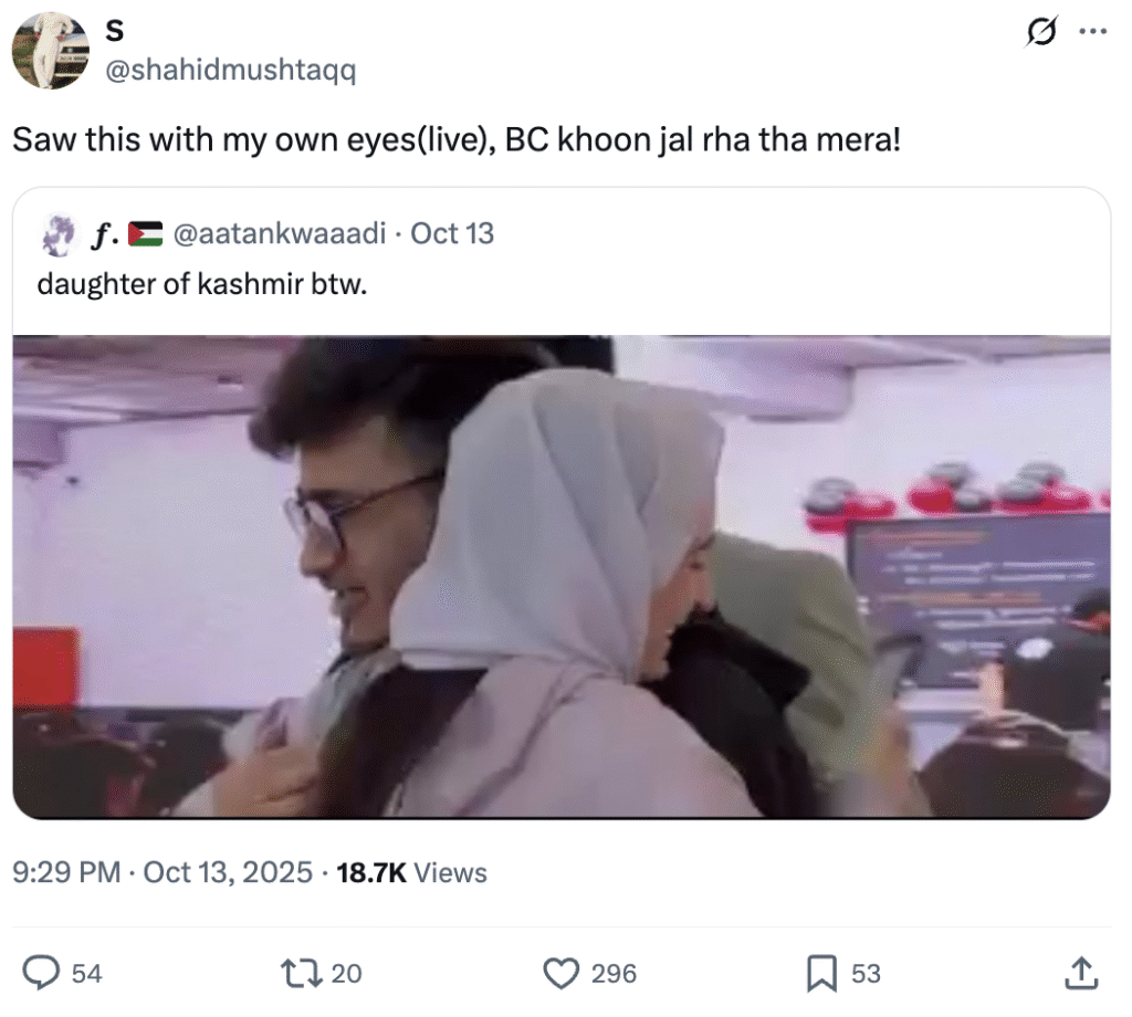 Kashmir girl trolled for hugging Physicswallah teacher