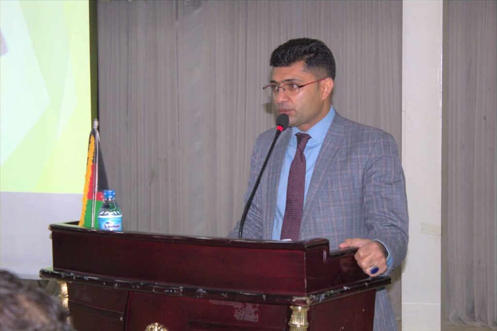 An Afghan banker, Ahmadullah Ghurzang, 