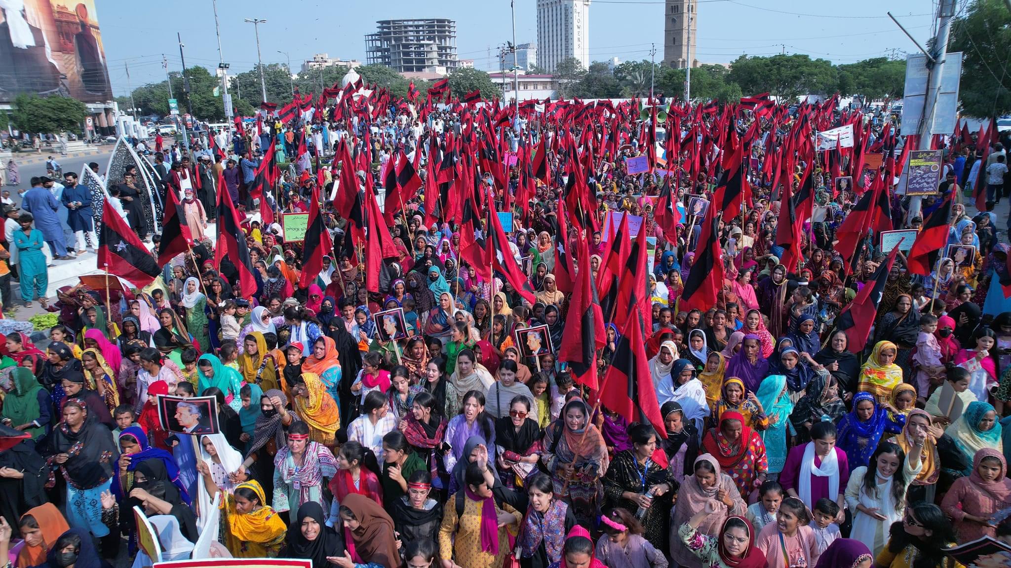Sindhis march for Freedom in Pakistan