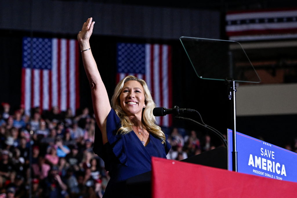 Marjorie Taylor Greene walks out and blows up the entire MAGA universe