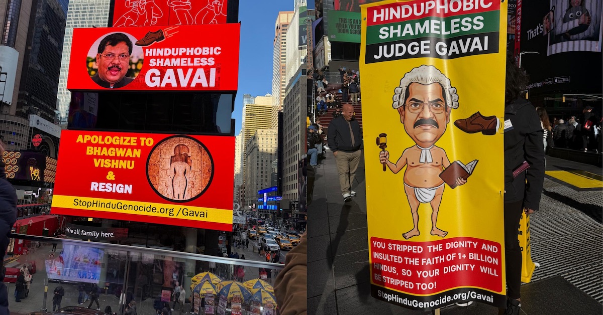 Protest against CJI Gavai reach Times Square: All you need to know